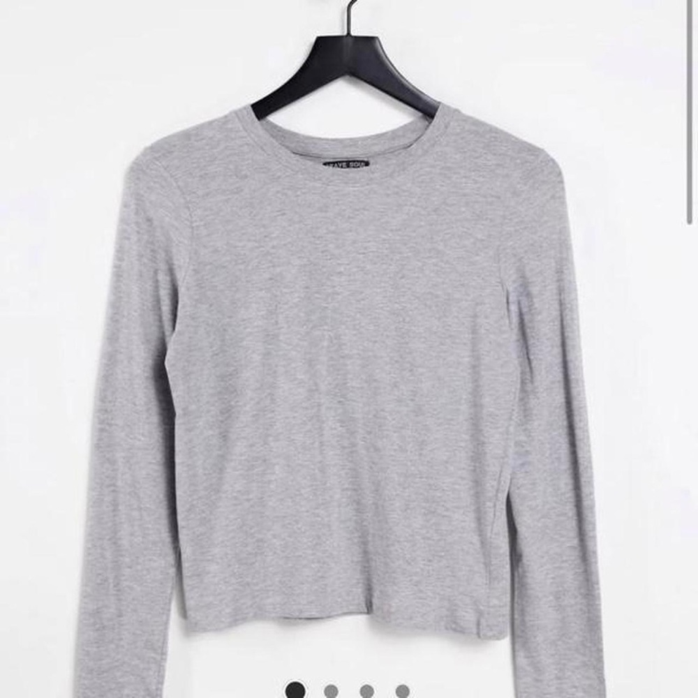 BRAVE SOUL GREY LONG SLEEVE